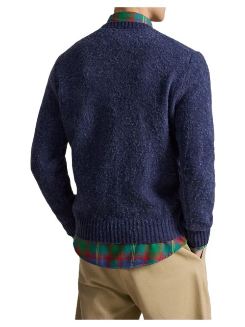 logo-intarsia maglia crew-neck Polo Ralph Lauren | 710-B24668-003NAVY COMBO